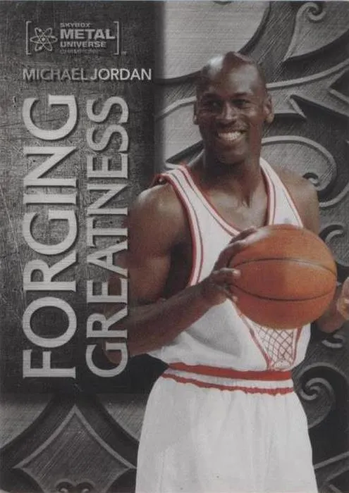 2022 SkyBox Metal Universe Champions Michael Jordan Forging Greatness Achievements #FG-7 card image