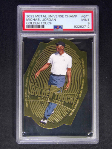 2022 SkyBox Metal Universe Champions Michael Jordan Golden Touch #GT-1 card image