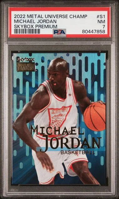 2022 SkyBox Metal Universe Champions Michael Jordan Skybox Premium #S1 card image