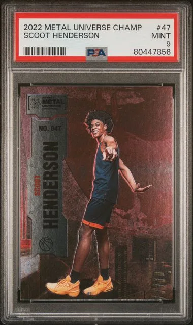 2022 SkyBox Metal Universe Champions Scoot Henderson #47 card image