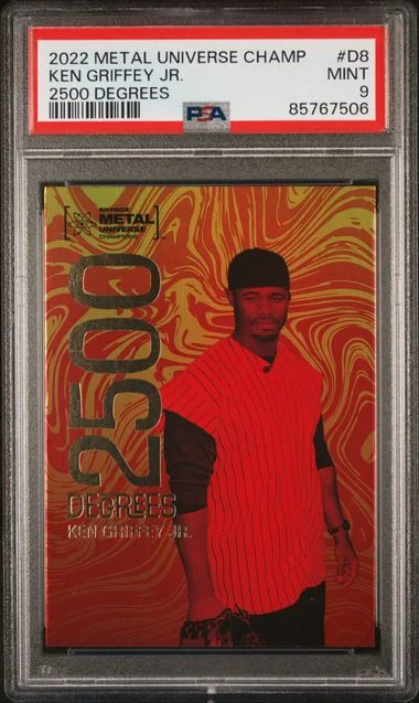 2022 SkyBox Metal Universe Ken Griffey Jr. 2500 Degrees #D8 card image