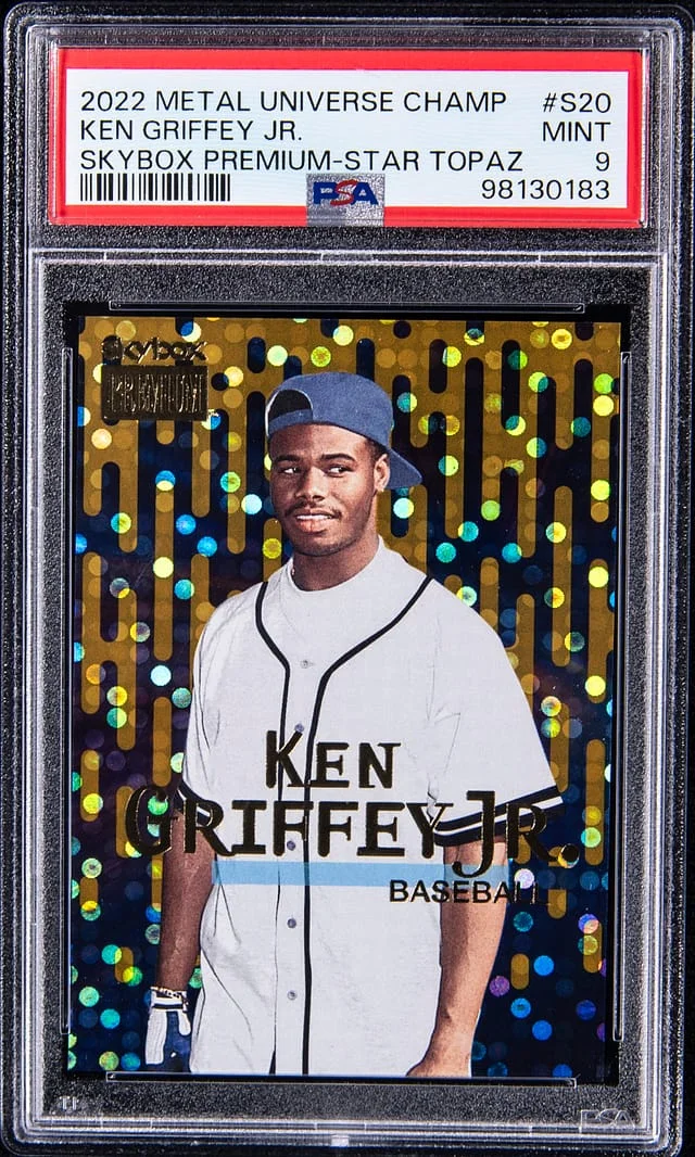 2022 SkyBox Metal Universe Ken Griffey Jr Skybox Premium Star Rubies #S-20 card image