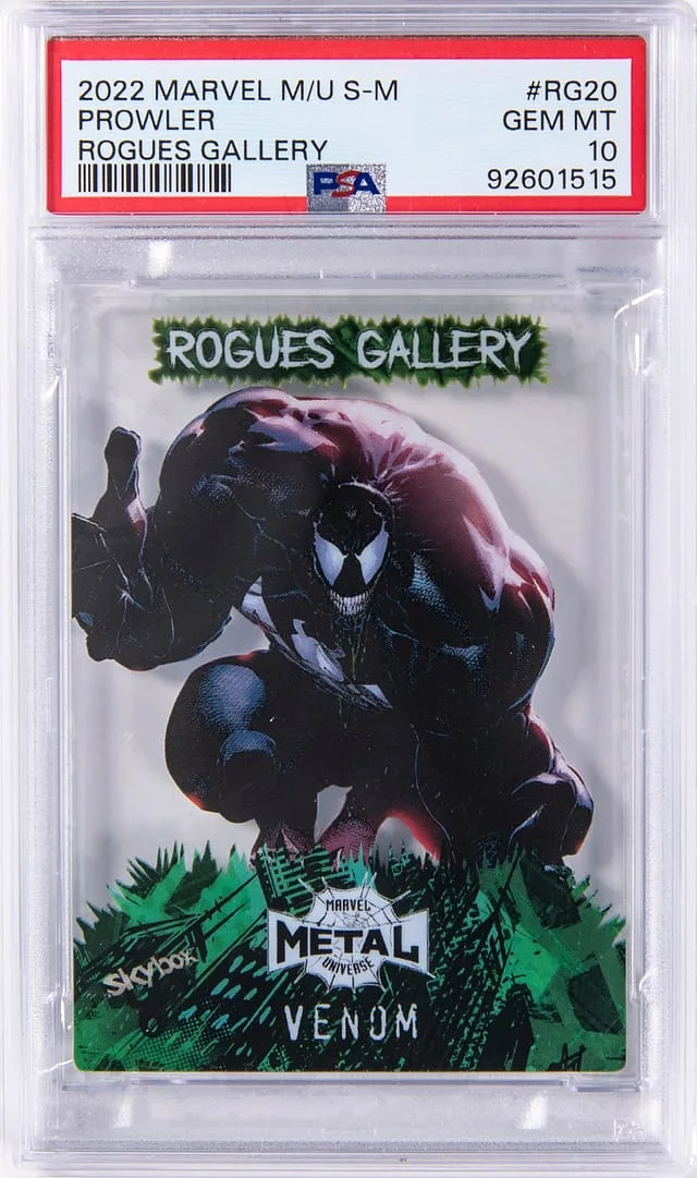 2022 SkyBox Prowler Marvel Metal Universe Spider-Man Rogues Gallery #RG-20 card image