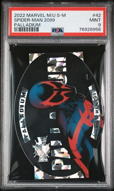 2022 SkyBox Spider-Man 2099 Marvel Metal Universe Spider-Man Palladium #42 card image