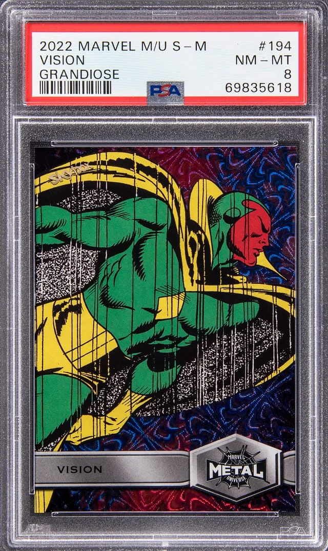2022 SkyBox Vision Marvel Metal Universe Spider-Man Grandiose #194 card image