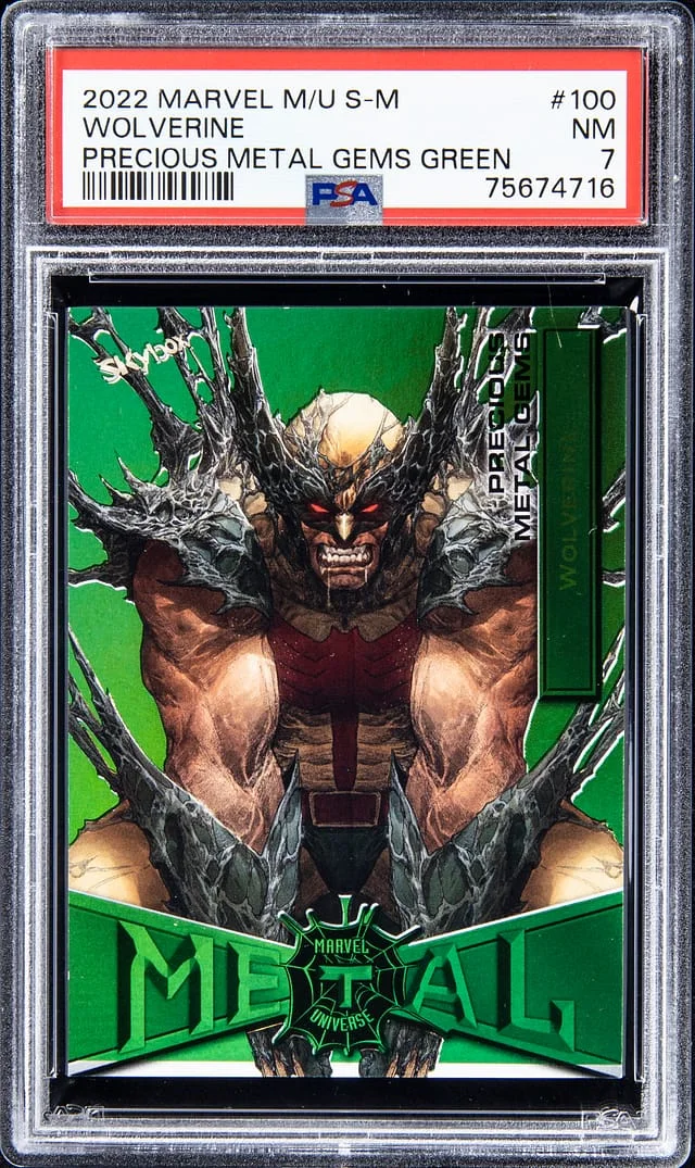 2022 SkyBox Wolverine Marvel Metal Universe Spider-Man #100 card image
