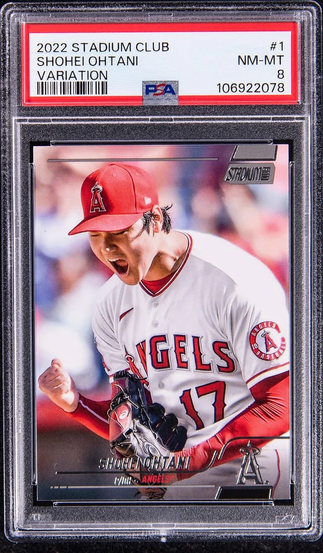 2022 Stadium Club Shohei Ohtani Variation #1 card image