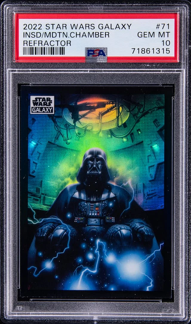 2022 Star Wars Galaxy Refractor Inside The Meditation Chamber #71 card image