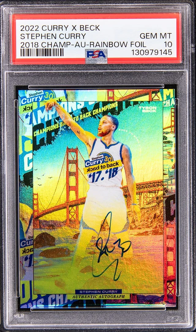 2022 Stephen Curry x Tyson Beck Champions #2018 card image
