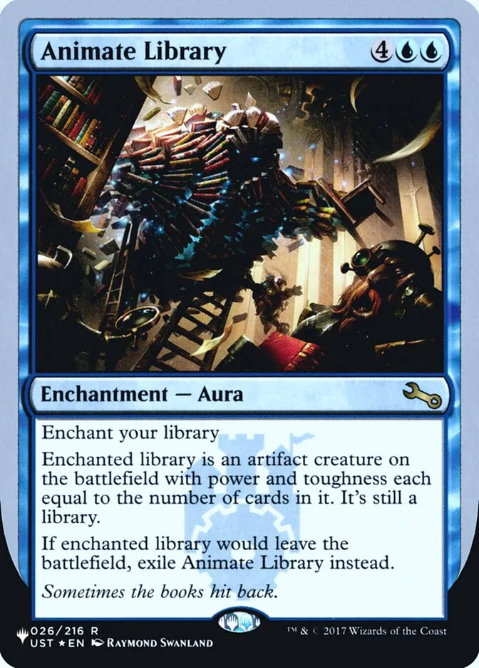 2022 The List (Unfinity Foil Edition) Animate Library rare #11 unlisted card image