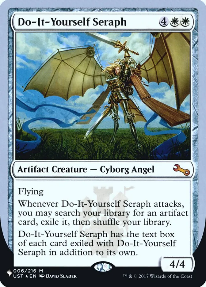 2022 The List (Unfinity Foil Edition) Do-It-Yourself Seraph mythic #2 unlisted card image
