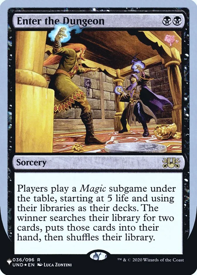2022 The List (Unfinity Foil Edition) Enter the Dungeon rare #19 unlisted card image