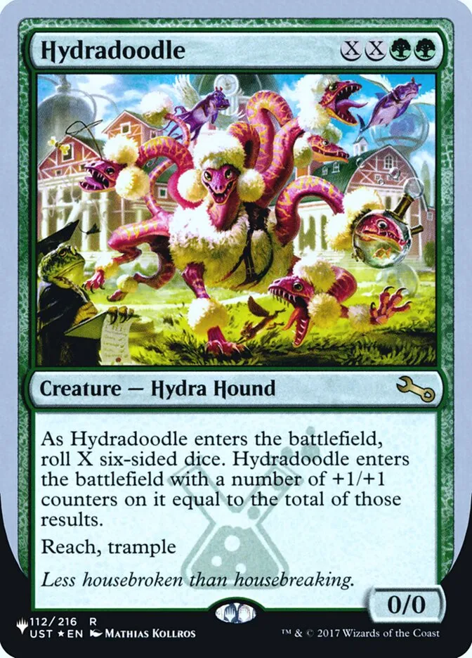 2022 The List (Unfinity Foil Edition) Hydradoodle rare #36 unlisted card image