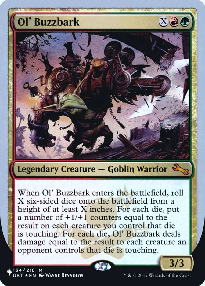 2022 The List (Unfinity Foil Edition) Ol' Buzzbark mythic #51 unlisted card image