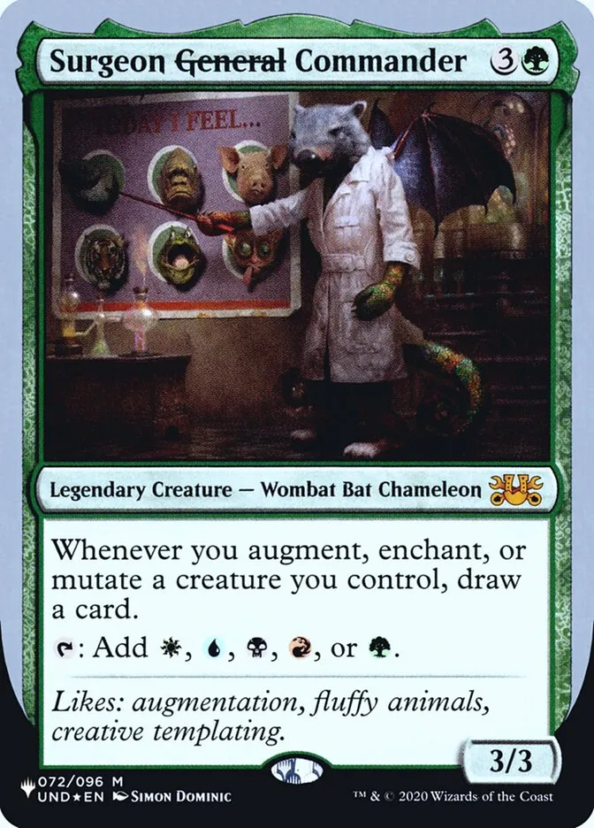 2022 The List (Unfinity Foil Edition) Surgeon General Commander mythic #42 unlisted card image