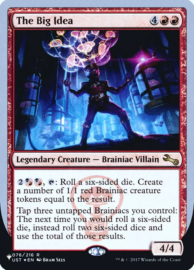 2022 The List (Unfinity Foil Edition) The Big Idea rare #26 unlisted card image