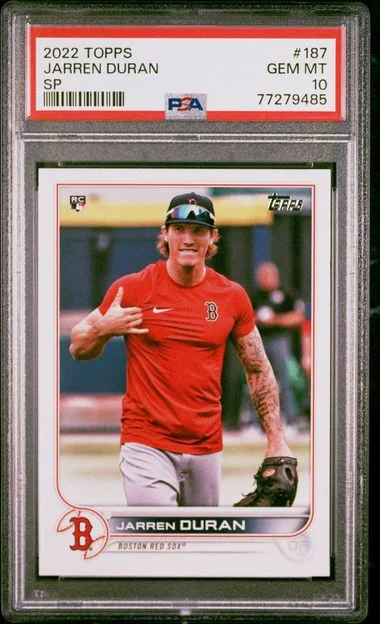 2022 Topps 187 Jarren Duran #SP card image