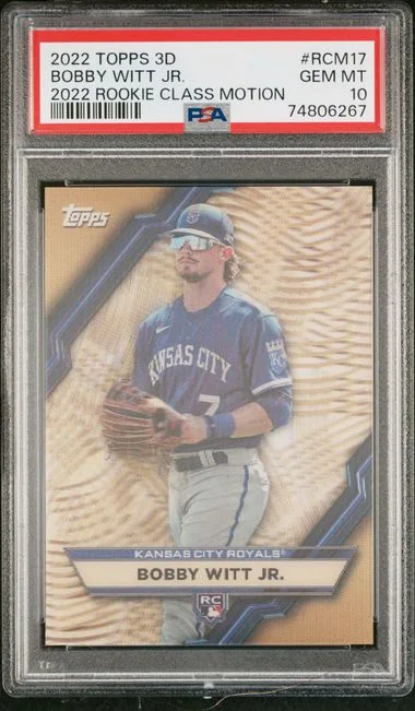 2022 Topps 2022 Class Motion Rcm17 Bobby Witt Jr. MLB #3D card image