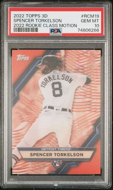 2022 Topps 2022 Class Motion Rcm19 Spencer Torkelson MLB #3D card image