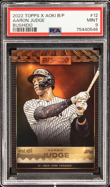 2022 Topps Aaron Judge X Steve Aoki Baseball Party Bushido #12 card image