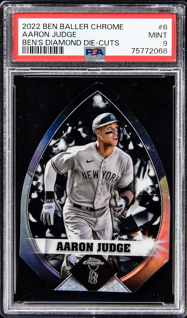 2022 Topps Aaron Judge Ben Baller Chrome Ben's Diamond Die-Cuts #6 card image
