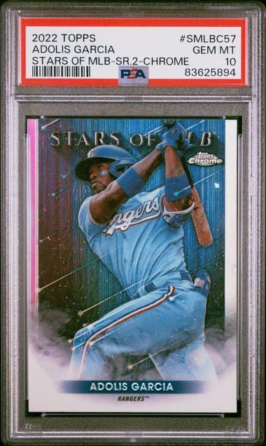 2022 Topps Adolis Garcia Stars Of MLB Series 2-Chrome #SMLBC57 card image