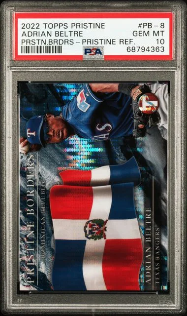 2022 Topps Adrian Beltre Pristine Pristine Borders Pristine Refractor #PB-8 card image