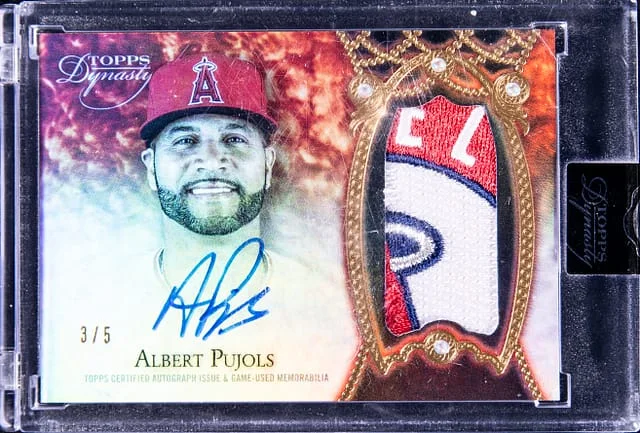 2022 Topps Albert Pujols Dyansty Autograph Patch #DAP-AP1 card image