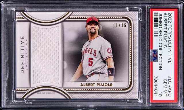 2022 Topps Albert Pujols Definitive Jumbo Relic Collection #DJR-APU card image