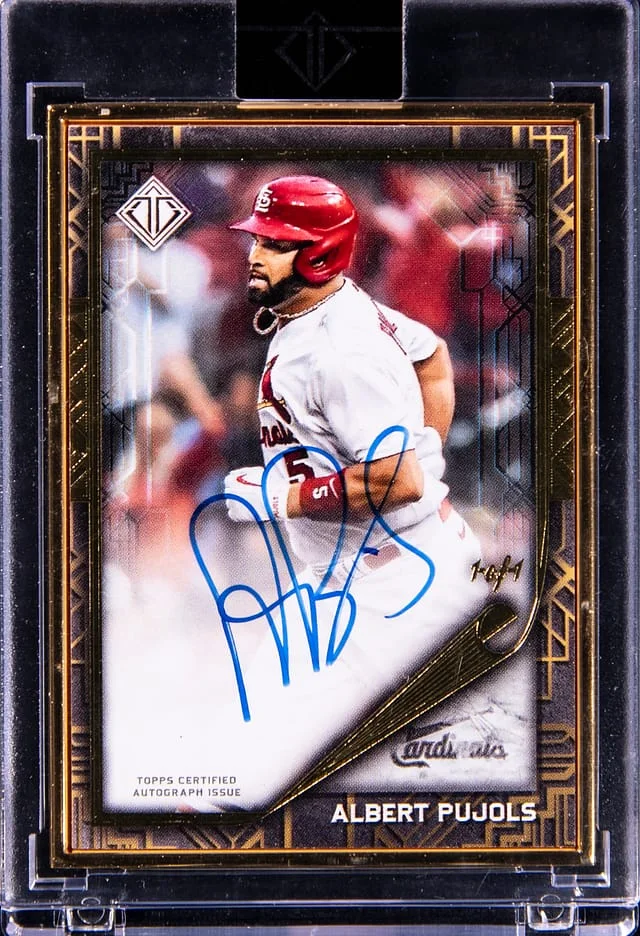 2022 Topps Albert Pujols Certified Autograph Issue #GDA-AP2 card image