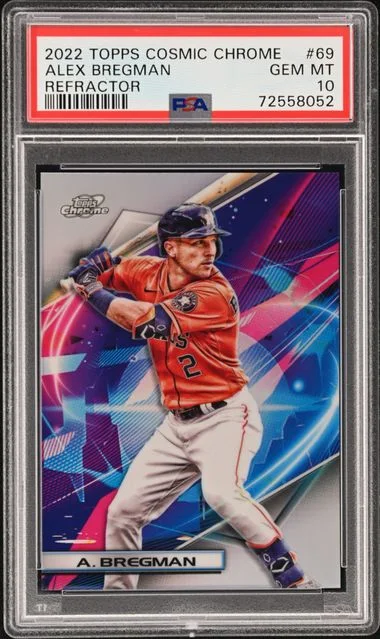 2022 Topps Alex Bregman Cosmic Chrome Refractor #69 card image