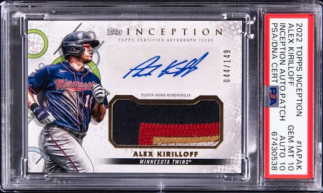 2022 Topps Alex Kirilloff Inception #IAPAK card image