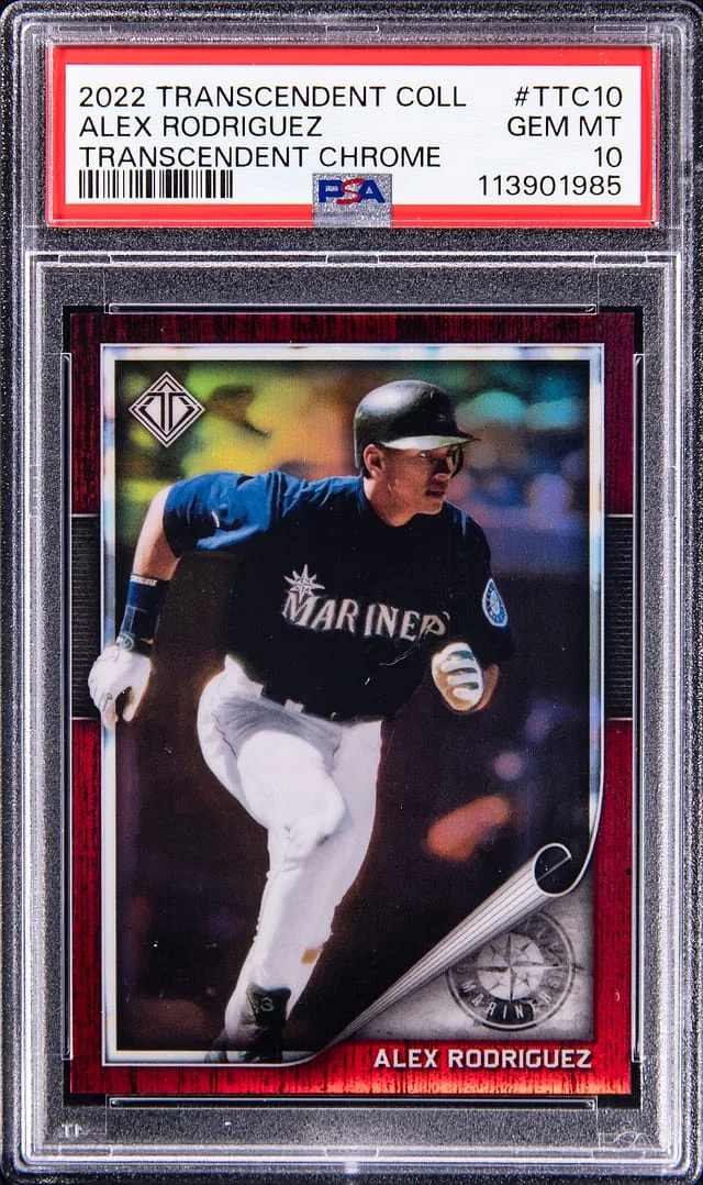 2022 Topps Alex Rodriguez Transcendent Collection Transcendent Chrome #TTC-10 card image