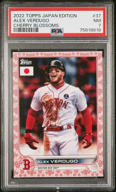 2022 Topps Alex Verdugo Japan Edition Cherry Blossoms #37 card image