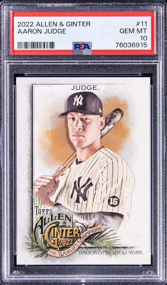 2022 Topps Allen & Ginter Aaron Judge #11 card image
