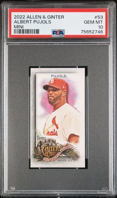 2022 Topps Allen & Ginter Albert Pujols Mini #53 card image