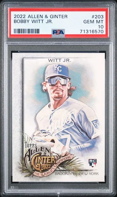 2022 Topps Allen & Ginter Bobby Witt Jr. X #203 card image