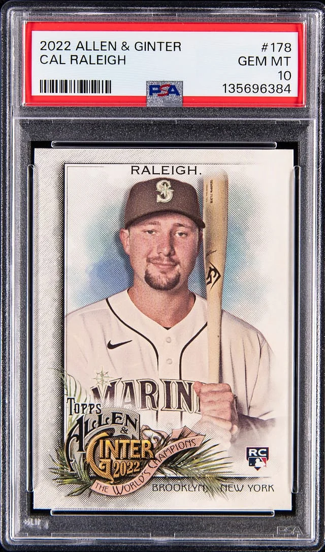 2022 Topps Allen & Ginter Cal Raleigh #178 card image