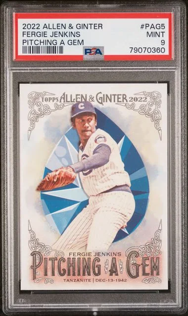 2022 Topps Allen & Ginter Fergie Jenkins Pitching A GEM #Pag5 card image