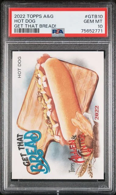 2022 Topps Allen & Ginter Hot Dog Get That Bread! #GTB-10 card image