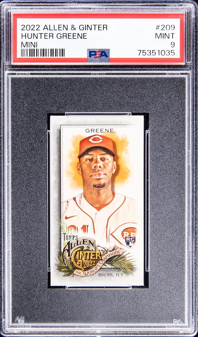 2022 Topps Allen & Ginter Hunter Greene Mini #209 card image