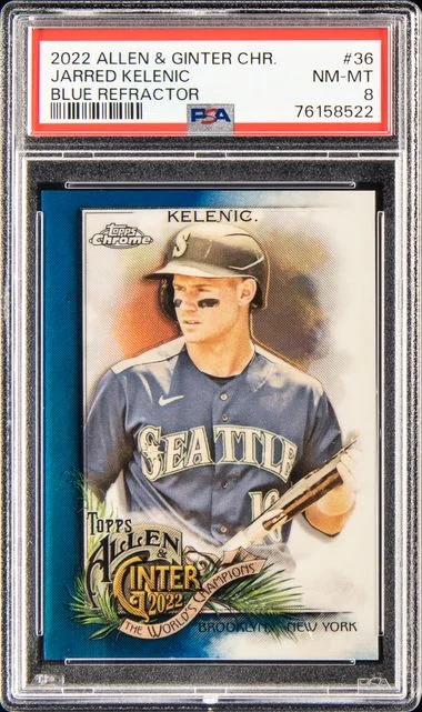 2022 Topps Allen & Ginter Jarred Kelenic Chrome #36 card image