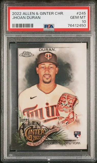 2022 Topps Allen & Ginter Jhoan Duran Chrome #245 card image