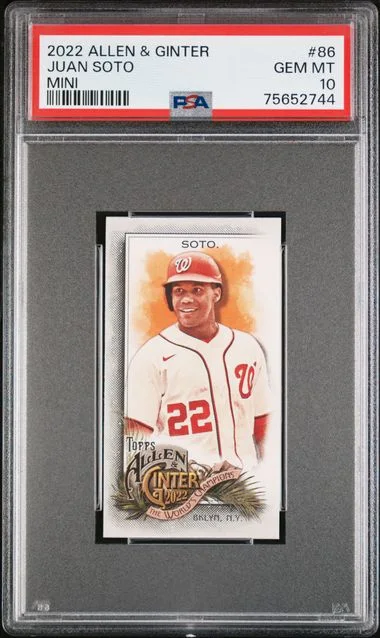 2022 Topps Allen & Ginter Juan Soto Mini #86 card image