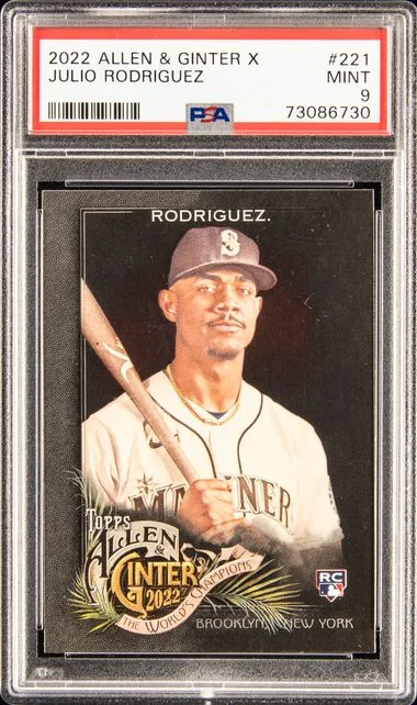 2022 Topps Allen & Ginter Julio Rodriguez #221 card image