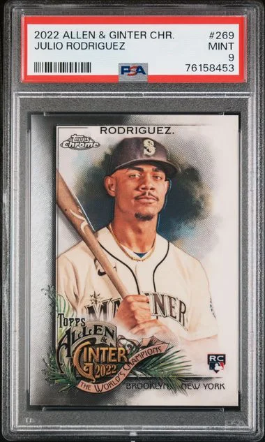 2022 Topps Allen & Ginter Julio Rodriguez Chrome #269 card image