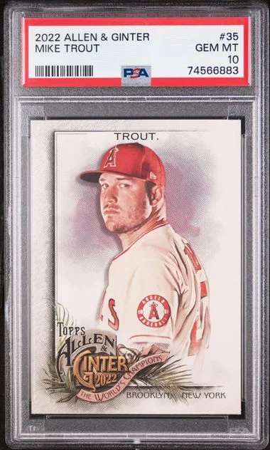 2022 Topps Allen & Ginter Mike Trout #35 card image