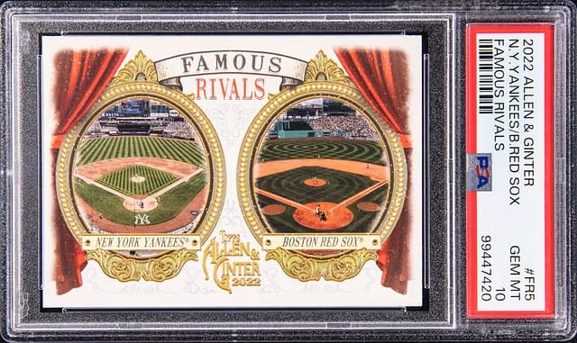 2022 Topps Allen & Ginter New York Yankees/Boston Red Sox Famous Rivals #FR-5 card image