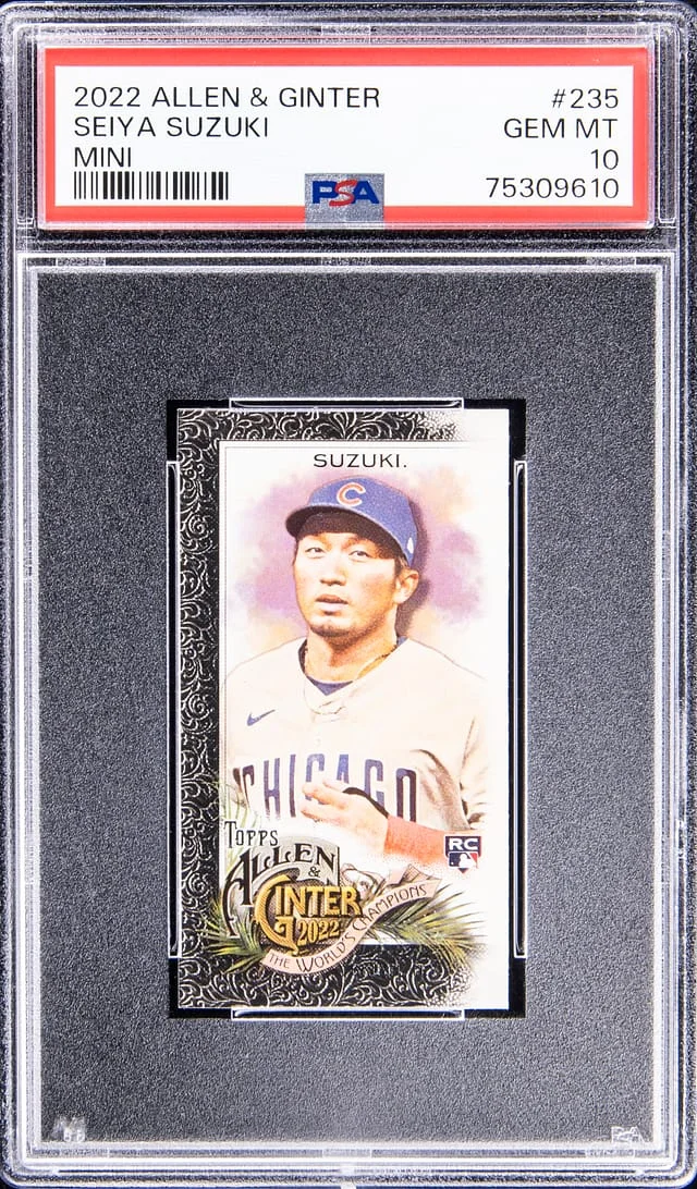 2022 Topps Allen & Ginter Seiya Suzuki Mini #235 card image