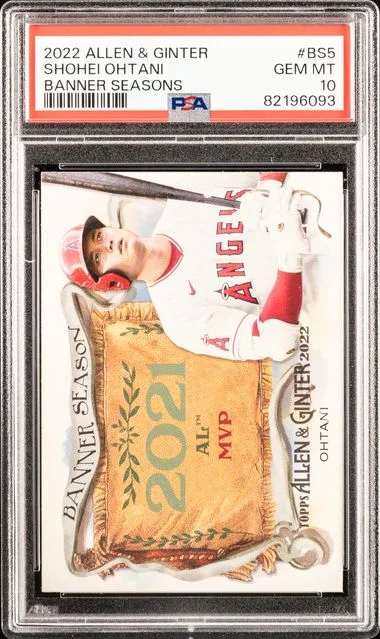 2022 Topps Allen & Ginter Shohei Ohtani Banner Seasons #BS5 card image